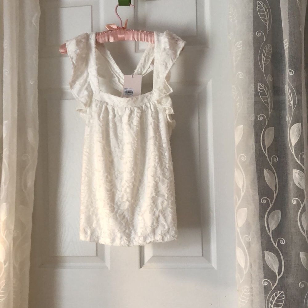 New LC Lauren Conrad ruffle cami top size M